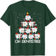 Oh Dentistree Toothbrush Teeth Xmas Lights Tree Christmas T-Shirt - T-Shirt | Forest