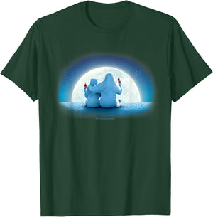 Coca-Cola Christmas Polar Bears Moonlight Portrait T-Shirt - T-Shirt | Forest