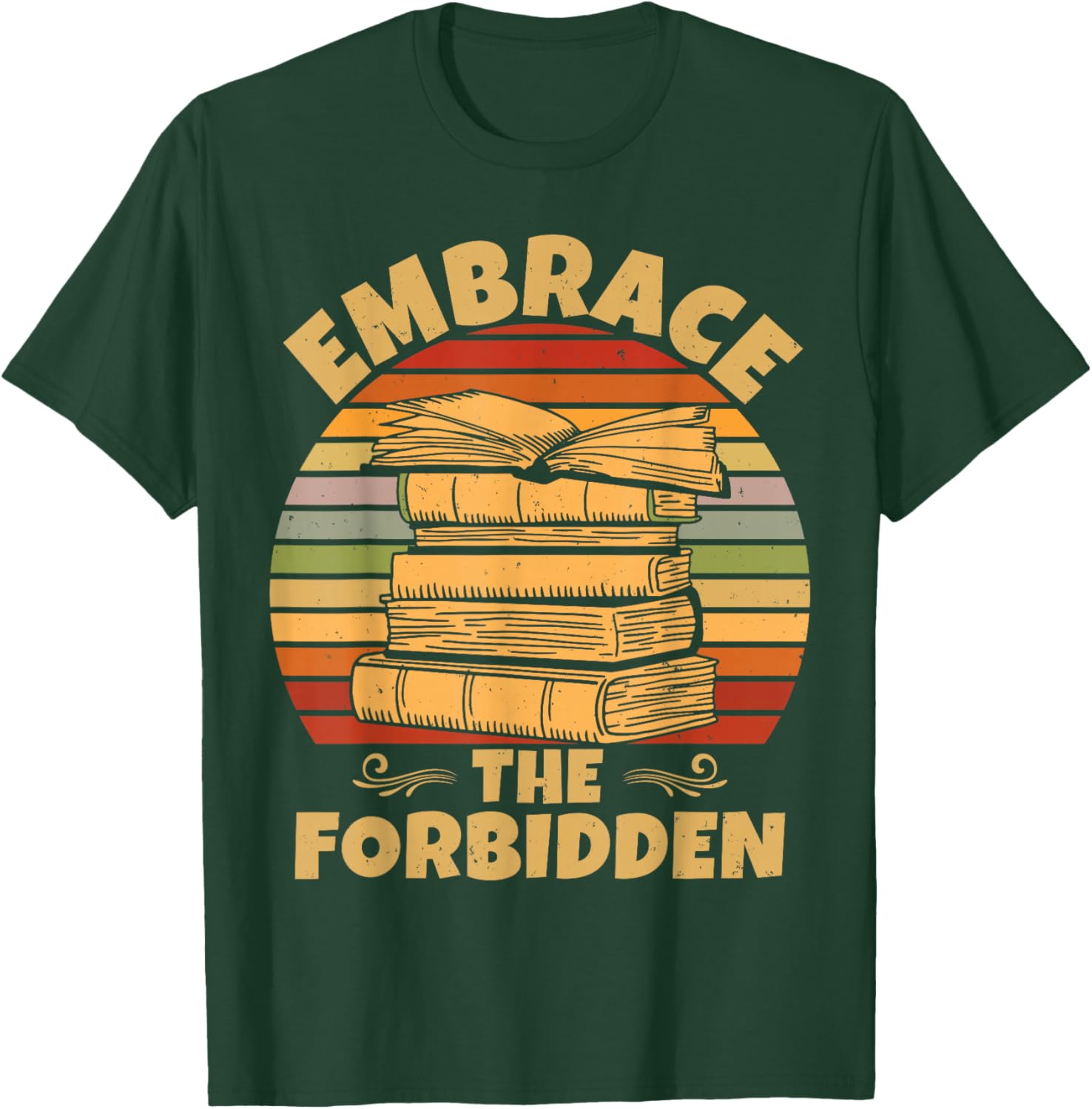 Banned Books Week Library Bookworm Banned Books T-Shirt - T-Shirt | Forest