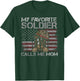 My Favorite Soldier Proud Military Mom T-Shirt - T-Shirt | Forest