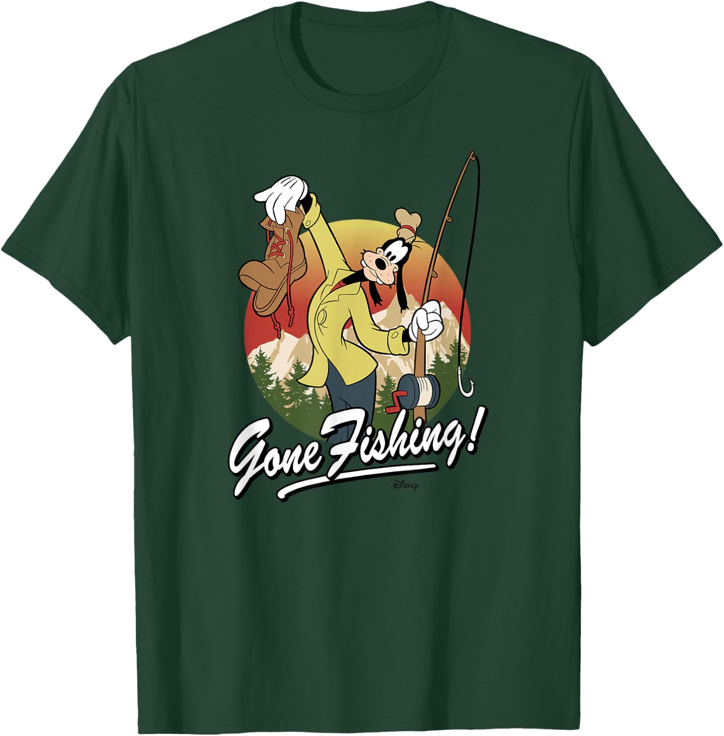 Disney - Goofy Gone Fishing! T-Shirt - T-Shirt | Forest