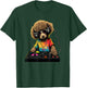 Funny Poodle Dog Miniature Poodle Toy Poodle DJ Electronic T-Shirt - T-Shirt | Forest