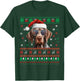 Christmas Pajama Matching German Shorthaired Pointer Xmas T-Shirt - T-Shirt | Forest
