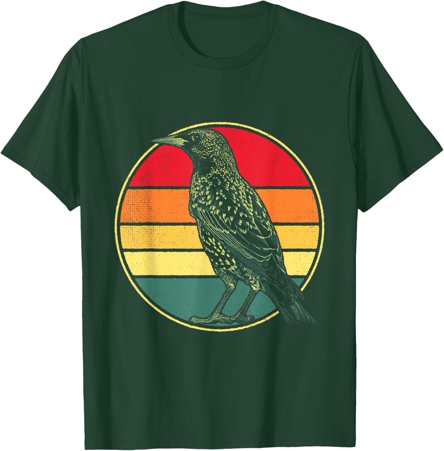 Starling Bird T-Shirt - T-Shirt | Forest