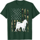 Alaskan Klee Kai Dog Dad Mom Camouflage USA Flag Women Kids T-Shirt - T-Shirt | Forest
