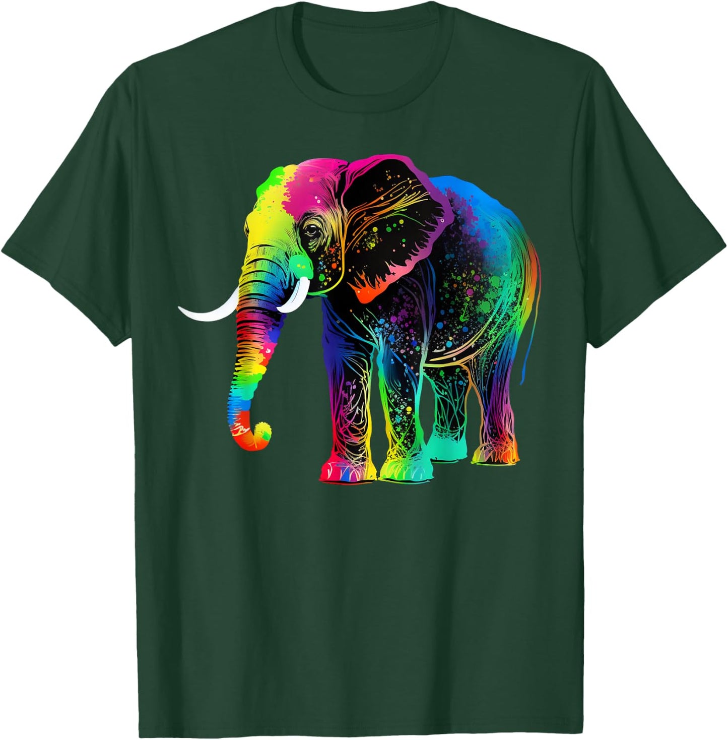 Cute Elephant Lover Animal on Elephant T-Shirt - T-Shirt | Forest