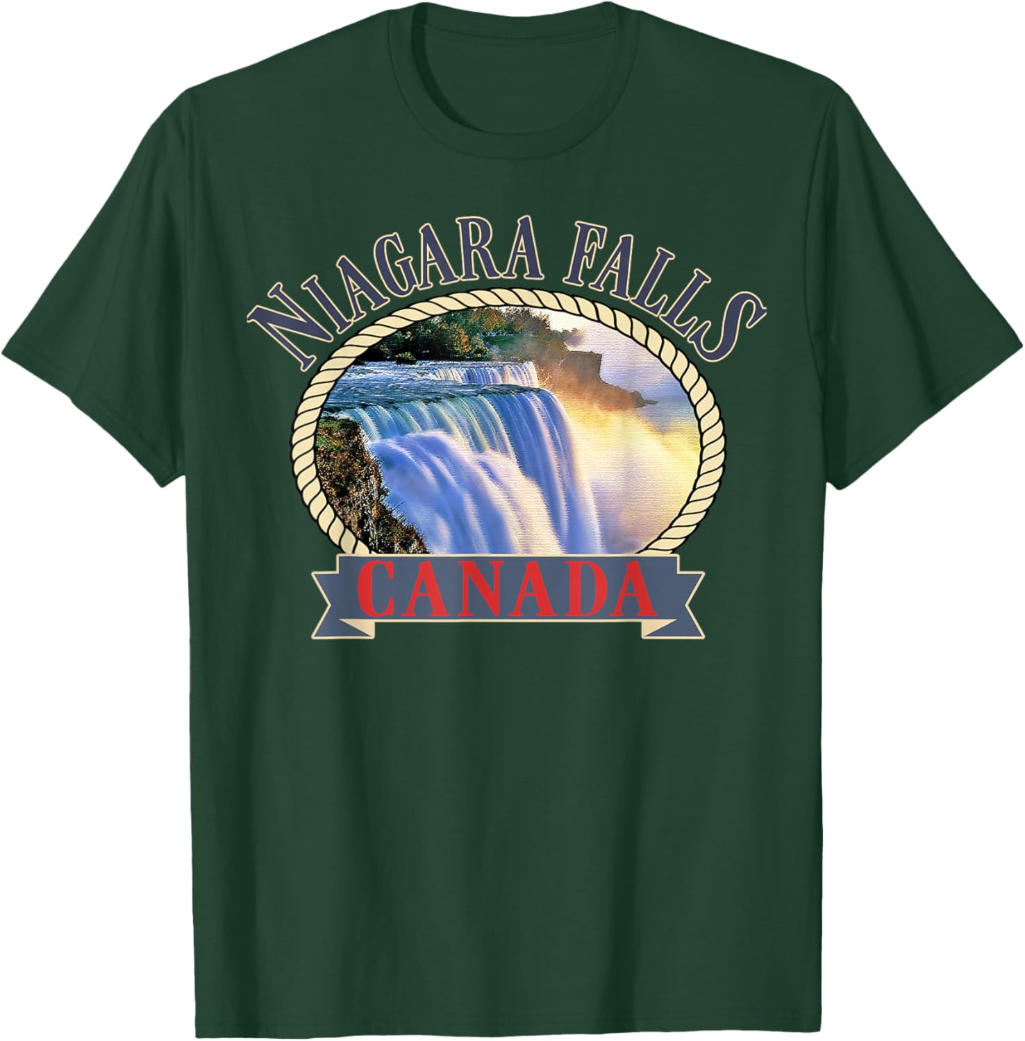 Niagara Falls Canada USA Nature river T-Shirt - T-Shirt | Forest