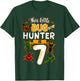 This Little Bug Hunter Is 7 Birthday Insect Bday Party T-Shirt - T-Shirt | Forest