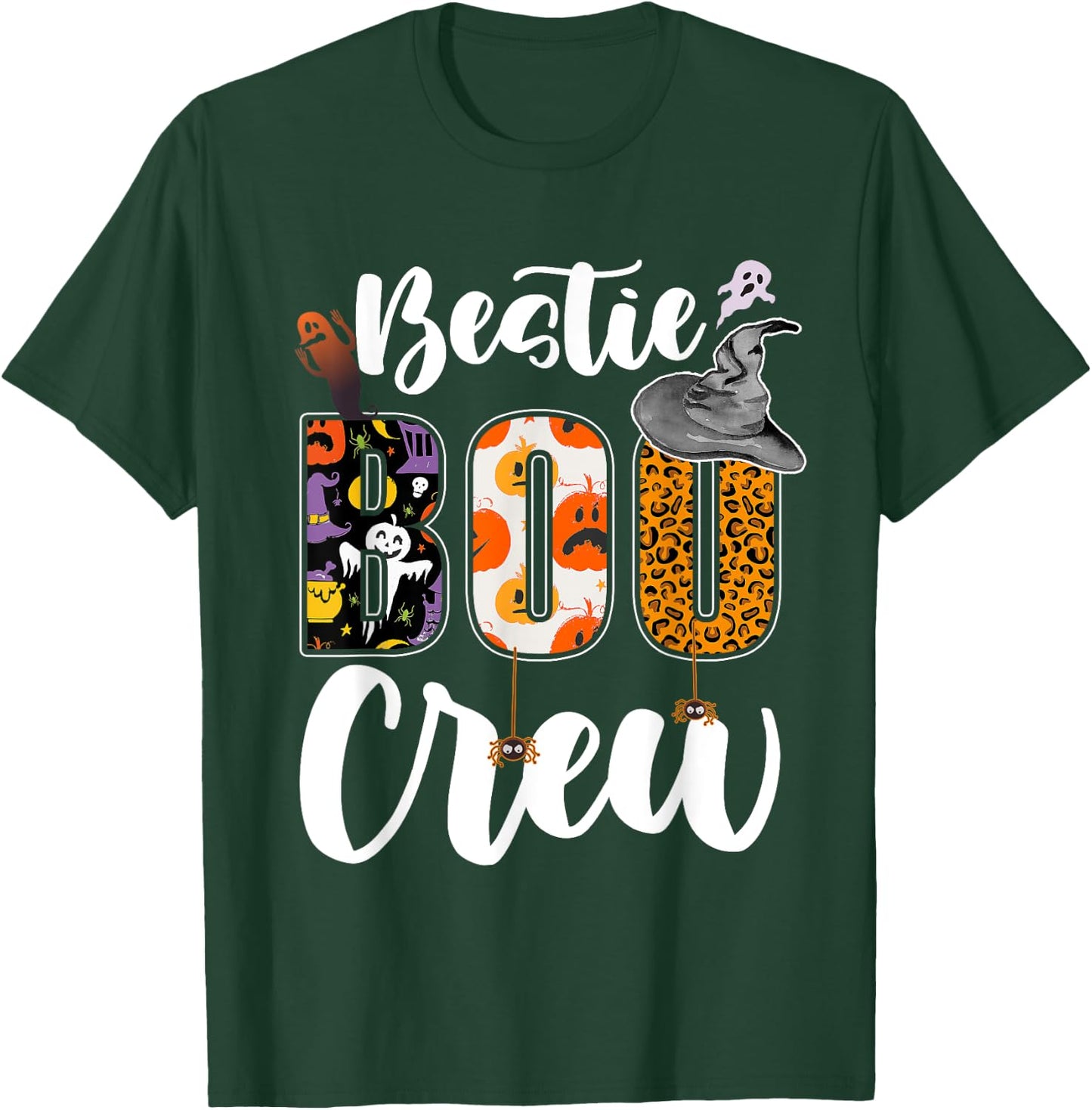 Bestie Boo Crew Halloween Matching BFF T-Shirt - T-Shirt | Forest