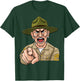 Angry Army Bootcamp Drill Sergeant Cartoon T-Shirt - T-Shirt | Forest