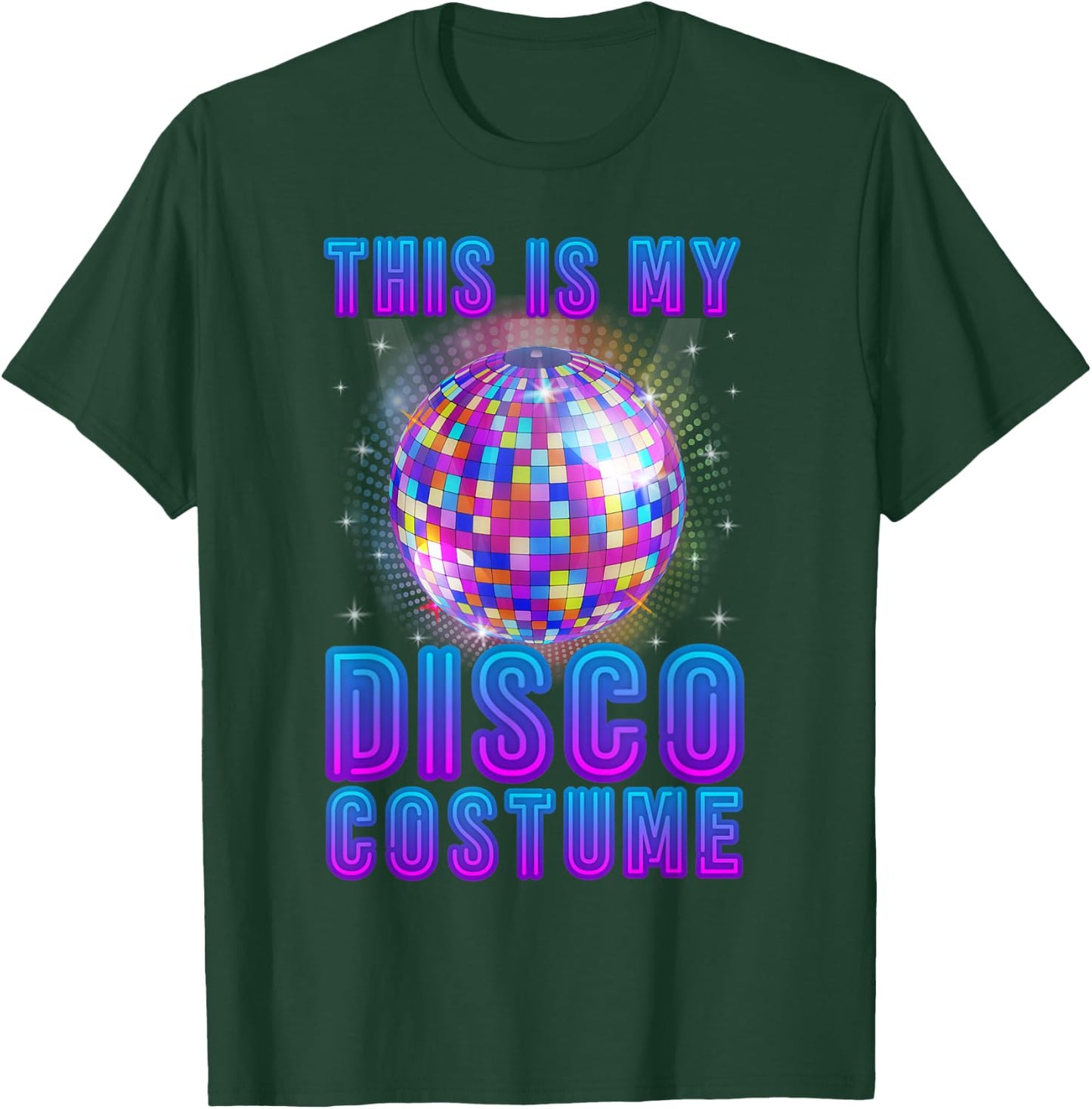 Disco Costume Art Women 70s 80s Party Disco Lover T-Shirt - T-Shirt | Forest