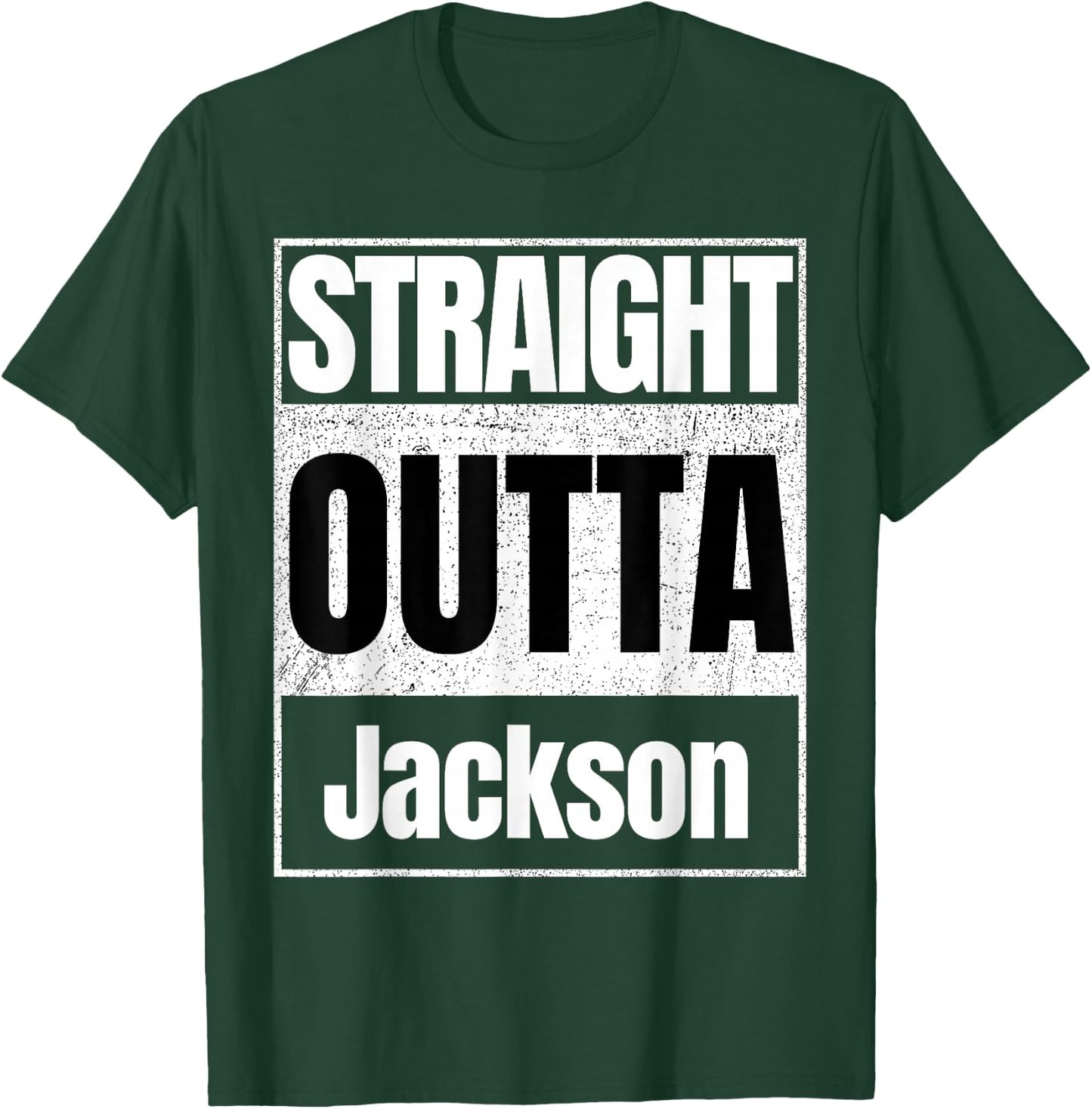 straight outta Jackson classic T-Shirt - T-Shirt | Forest