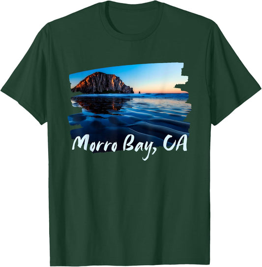Morro Bay Ca Morro Rock California T-Shirt - T-Shirt | Forest