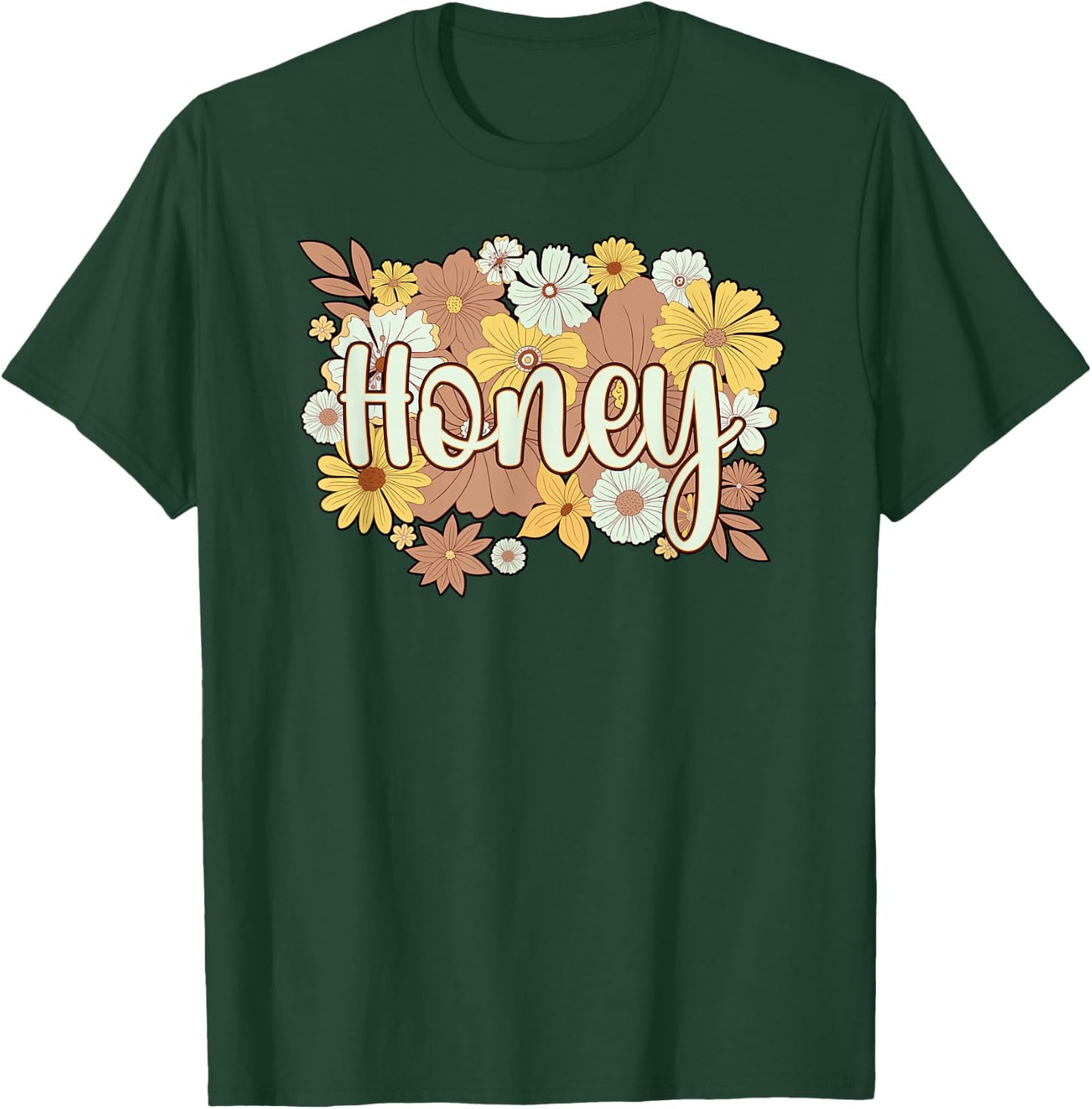 Honey Grandmother Flowers Honey Grandma T-Shirt - T-Shirt | Forest