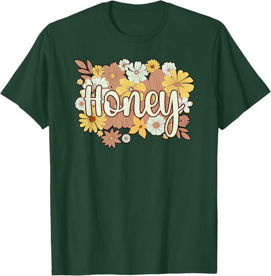 Honey Grandmother Flowers Honey Grandma T-Shirt - T-Shirt | Forest