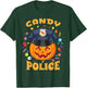 Candy Police Halloween Party Costume Security Funny T-Shirt - T-Shirt | Forest