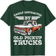 Easily Distracted by Old Pickup Trucks Trucker T-Shirt - T-Shirt | Forest