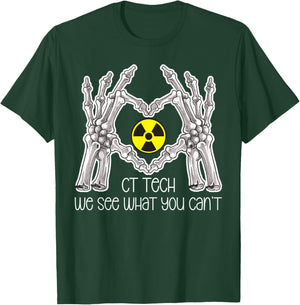 CT Tech Computed Tomography Tech Best CT Technologist T-Shirt - T-Shirt | Forest