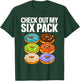 Funny Donut Art Women Doughnut Lover Gym Six Pack T-Shirt - T-Shirt | Forest