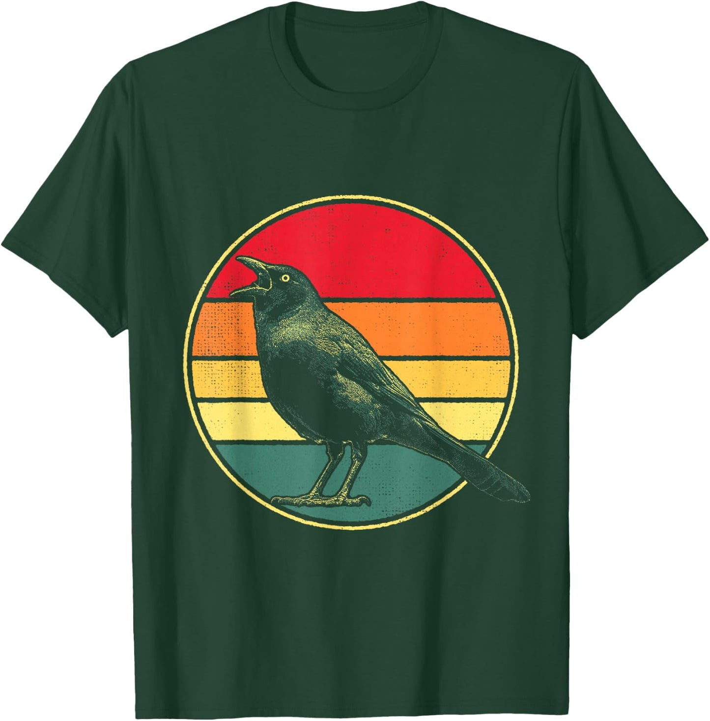 Grackle Bird T-Shirt - T-Shirt | Forest