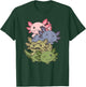 Axolotl Pile Cute Animals Kawaii Anime Funny Axolotl T-Shirt - T-Shirt | Forest