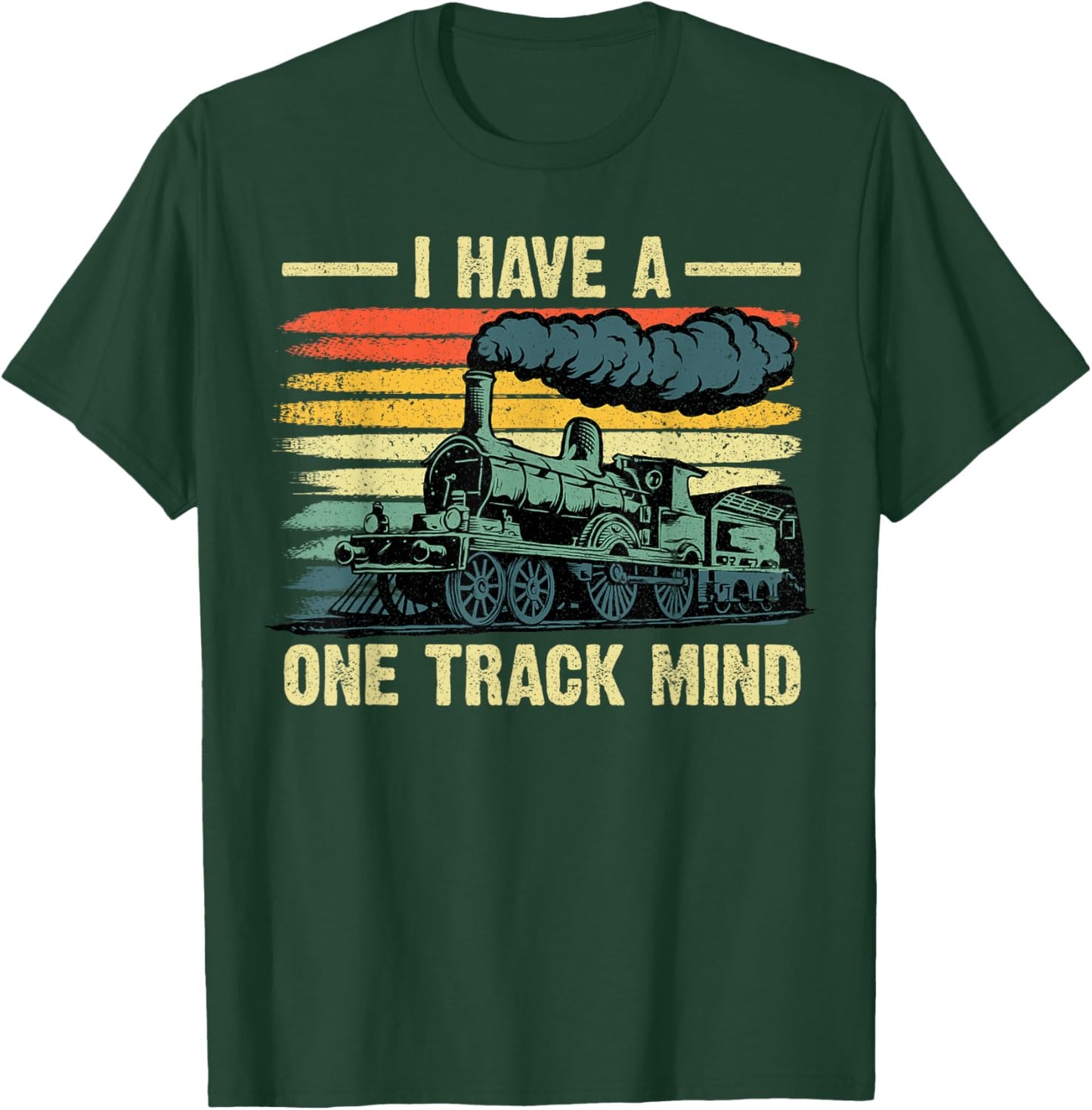 Train Gift Adult Train Lover Accessories & Stuff -Kids Kids Black Small Funny Train Art Women Kids Toddlers Railroad Lovers T-Shirt - T-Shirt | Forest