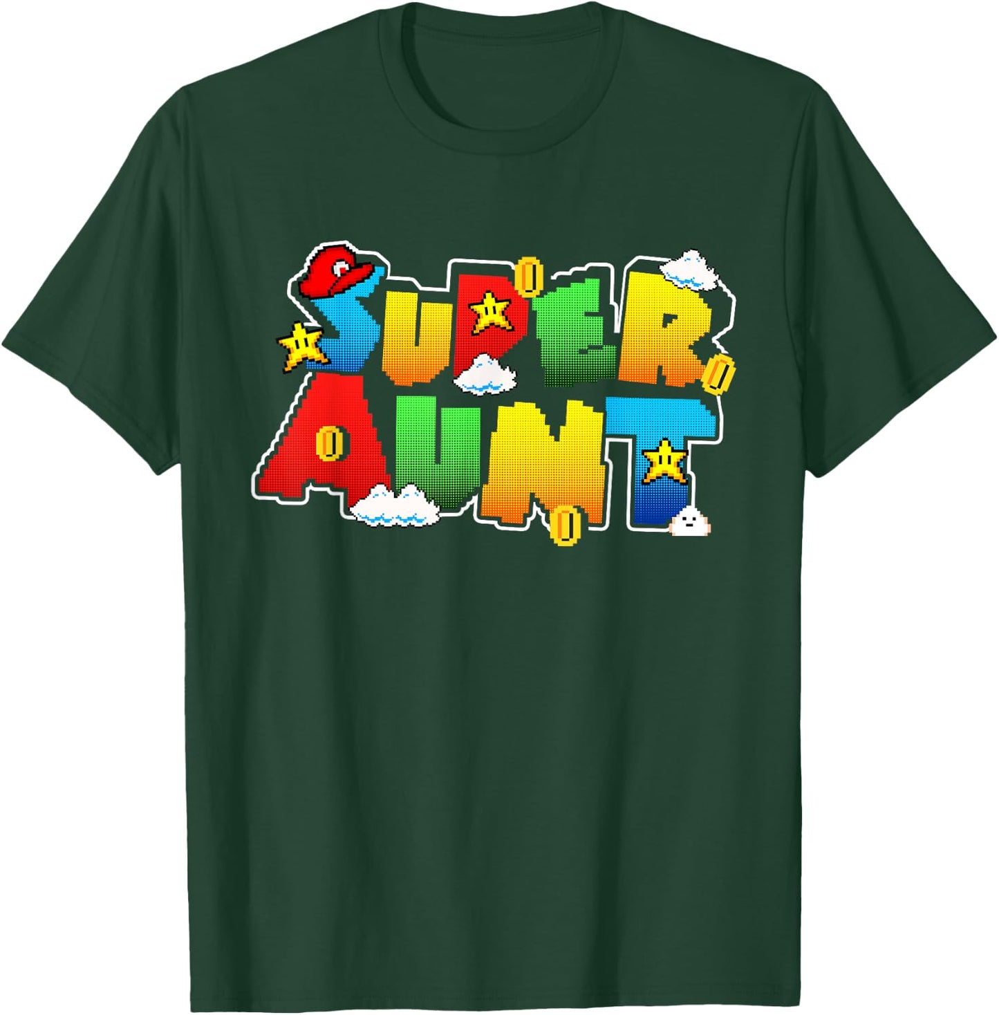 Super Aunt Best Aunt Ever Funny Gifts For Aunt T-Shirt - T-Shirt | Forest