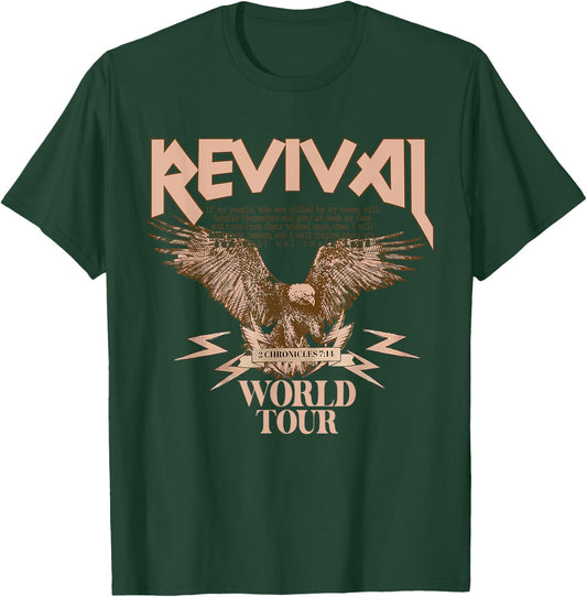 Jesus Revival, Christian Revival Believe, 2 Chronicles 7:14 T-Shirt - T-Shirt | Forest