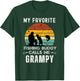 Awesome My Fishing Buddy Calls Me GRAMPY Grandpa T-Shirt - T-Shirt | Forest