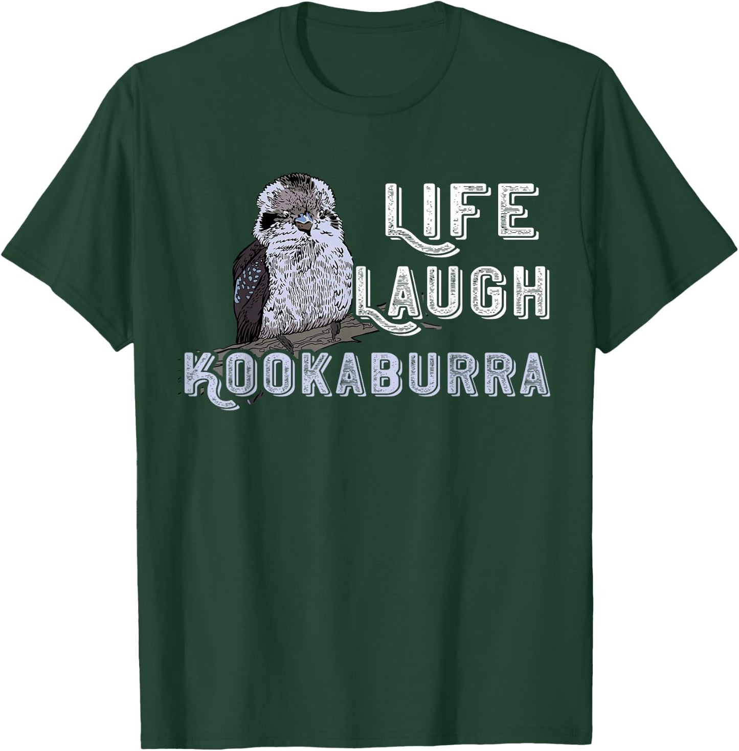 Kookaburra Life Laugh Kookaburra Bird Australia Animals T-Shirt - T-Shirt | Forest