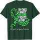 Spinal Cord Injury Awareness Month Green Ribbon Butterflies T-Shirt - T-Shirt | Forest