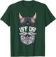 Uff Da Norwegian Quote Scandinavian Viking Helmet Beard Man T-Shirt - T-Shirt | Forest