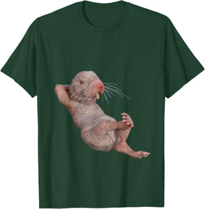 Funny Naked Mole-Rat Zookeeper Safari Animal Lover Mole Rat T-Shirt - T-Shirt | Forest