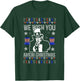 Threadrock -Adults Black Ugly Christmas T-Shirt - T-Shirt | Forest