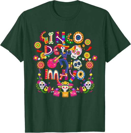 Cinco De Mayo Fiesta Surprise Camisa 5 De Mayo Viva Mexico T-Shirt - T-Shirt | Forest