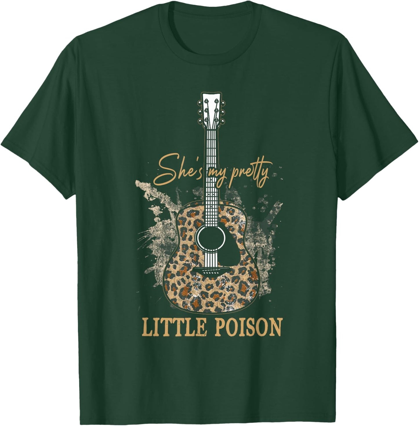 Pretty-Little Poisons Classic Guitar Music T-Shirt - T-Shirt | Forest