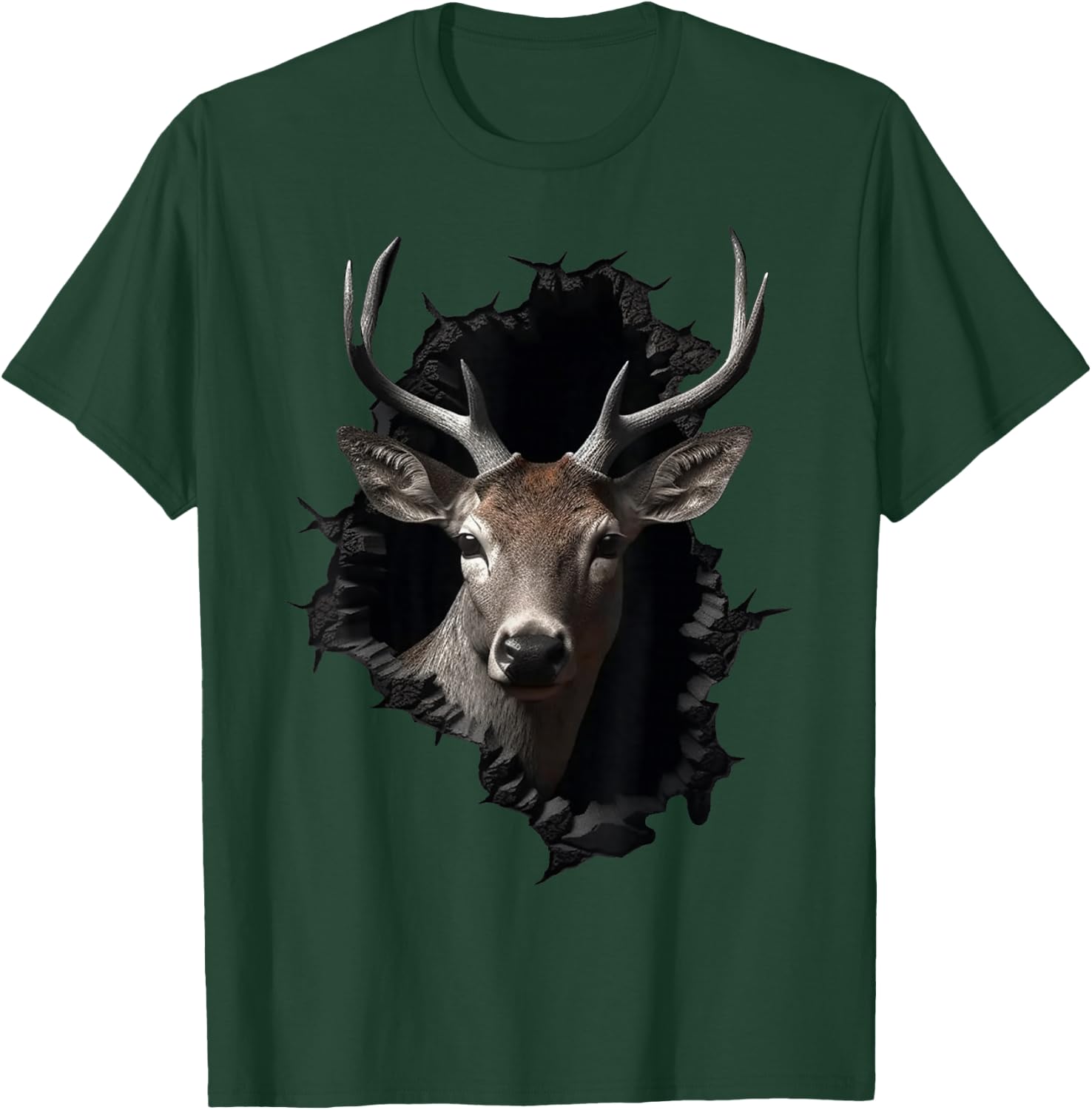 Deer Artwork Wall - Animal Deer T-Shirt - T-Shirt | Forest