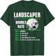 Landscaper Hourly Rate Landscaping Garden Lawn Mower T-Shirt - T-Shirt | Forest