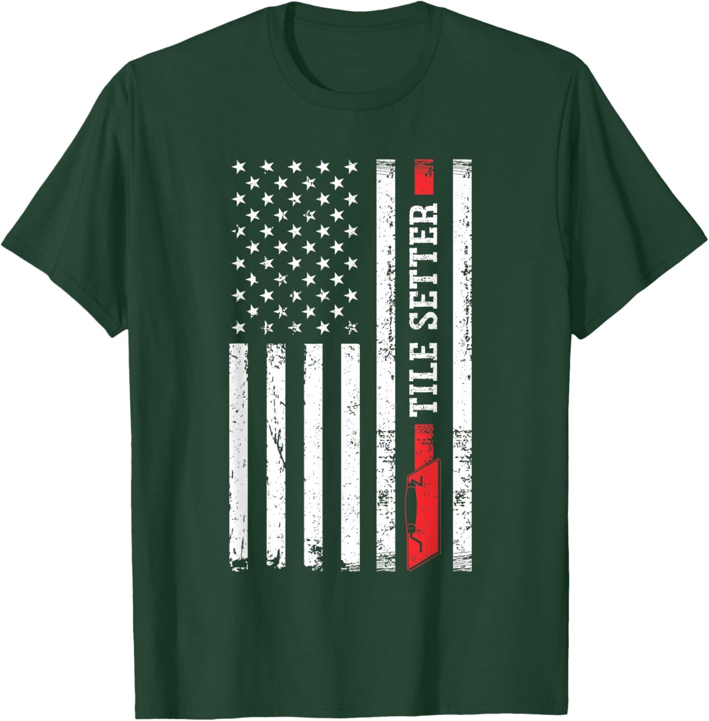 Tile Setting Tilesetter Tile Setter T-Shirt - T-Shirt | Forest
