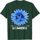 I Wear Blue For ALS Awareness T-Shirt - T-Shirt | Forest