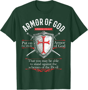 The Full Armor Of God - Ephesians 6:17 T-Shirt - T-Shirt | Forest