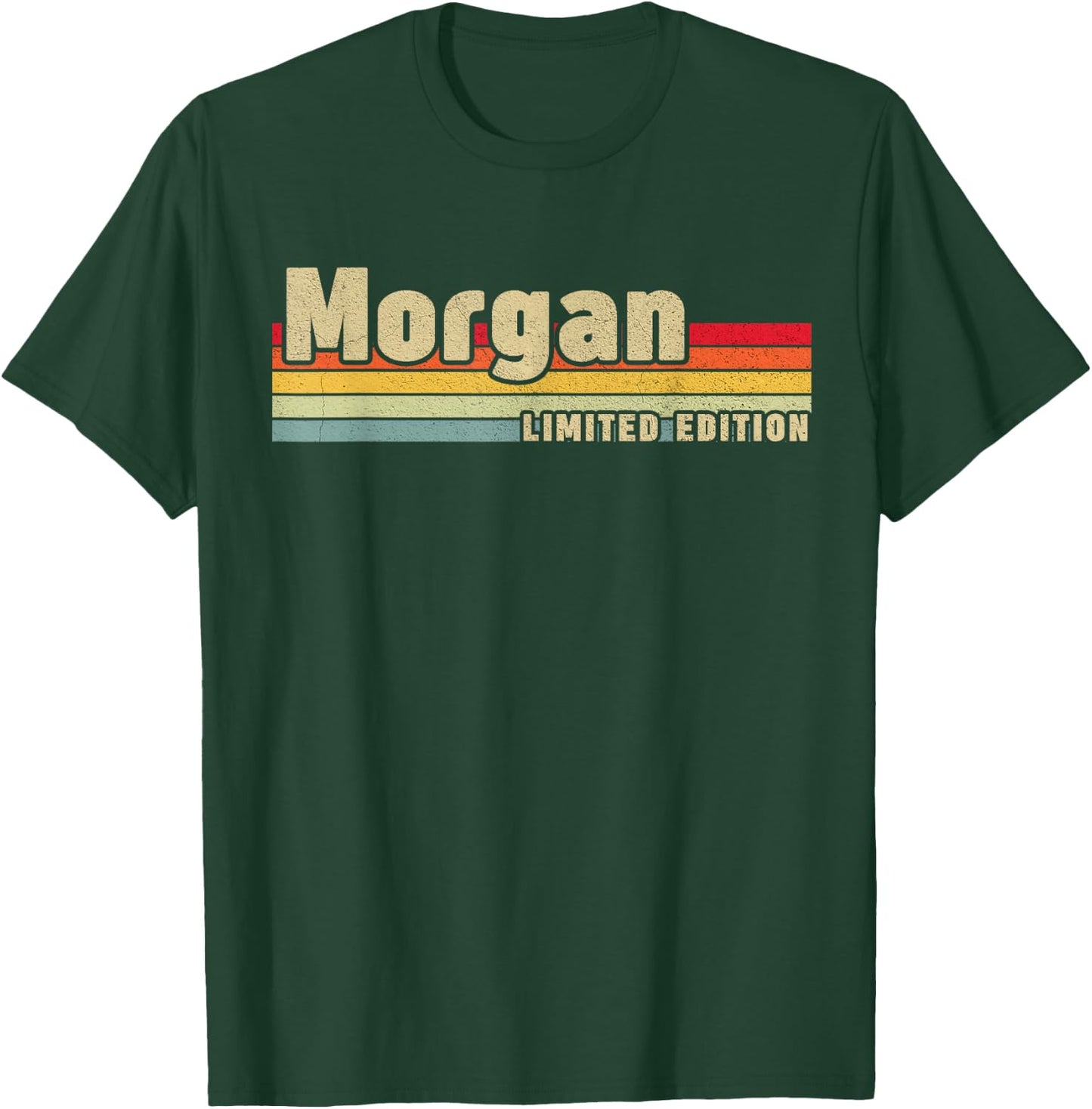 Morgan Gift Name Personalized Birthday Funny Christmas T-Shirt - T-Shirt | Forest