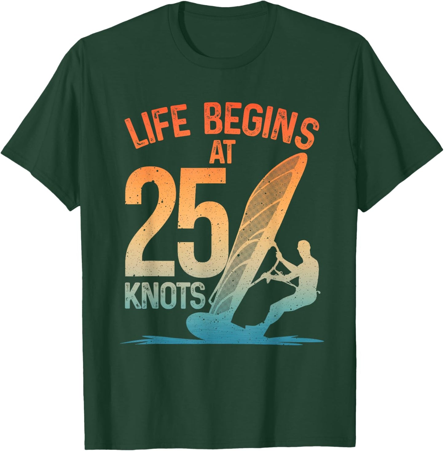 Funny Windsurfing Design Women Windsurfer Surfing T-Shirt - T-Shirt | Forest
