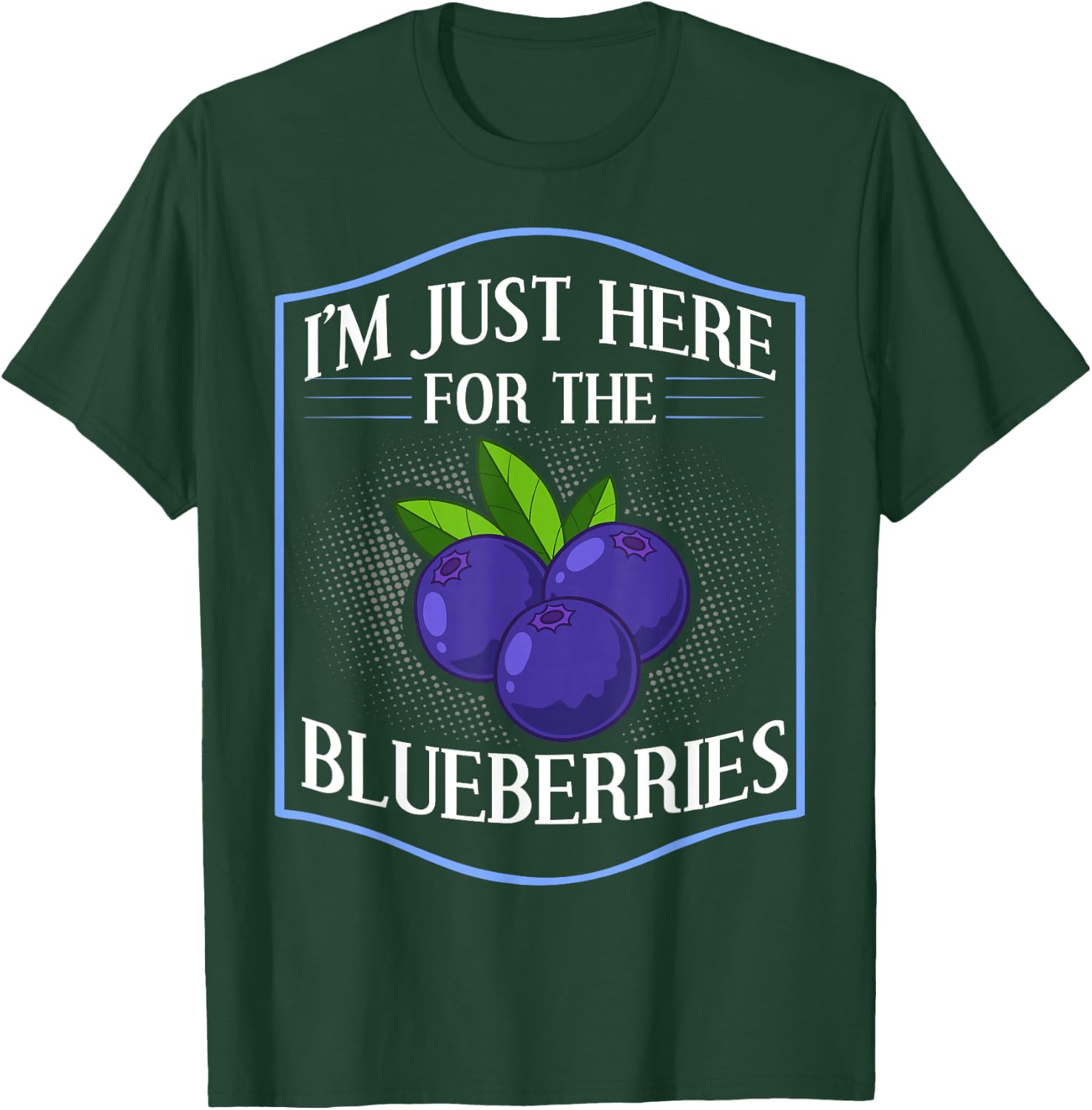 Blueberry Plant Blueberries Farmer Bush Tree Muffins T-Shirt - T-Shirt | Forest