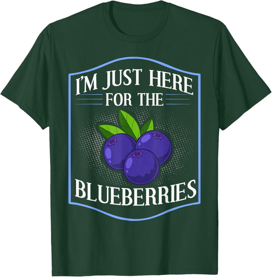 Blueberry Plant Blueberries Farmer Bush Tree Muffins T-Shirt - T-Shirt | Forest