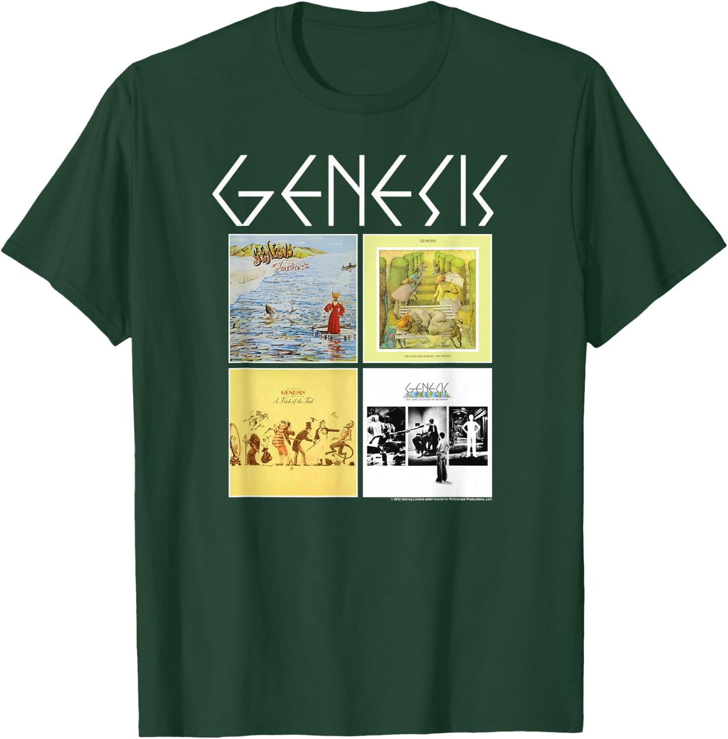 Genesis - Album Grid T-Shirt - T-Shirt | Forest