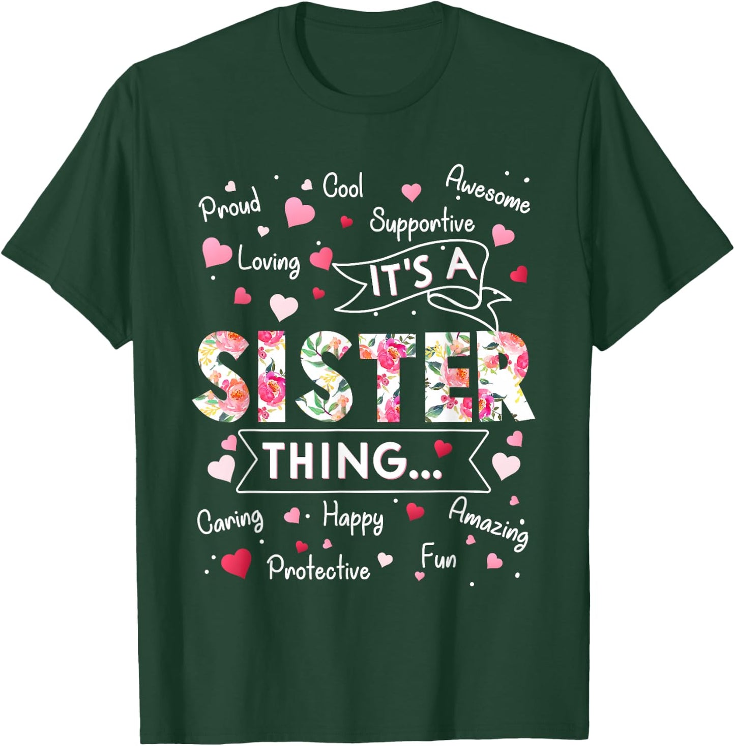 It's a Sister Thing Funny Sayings Cute Grandma Mothers Day T-Shirt - T-Shirt | Forest