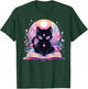 Book Lover Crystal Witchy Cute Black Cat Kawaii Pastel Goth T-Shirt - T-Shirt | Forest