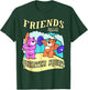 Friends Don't Let Friends Quarter Squat, Bodybuilding Gym T-Shirt - T-Shirt | Forest