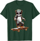 Skateboarding Panda Skater Skateboarder Women T-Shirt - T-Shirt | Forest